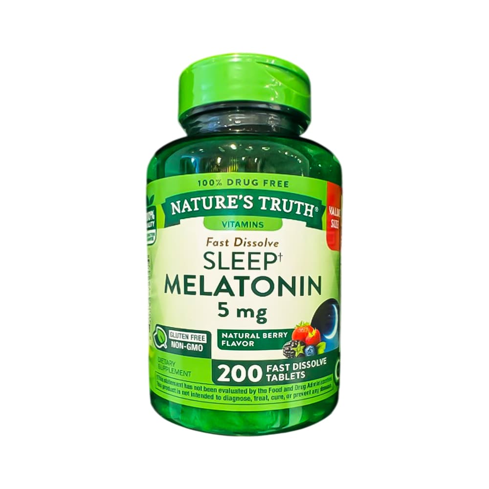Vitaminas Nature's Truth Melatonina 5MG 200 Tabletes