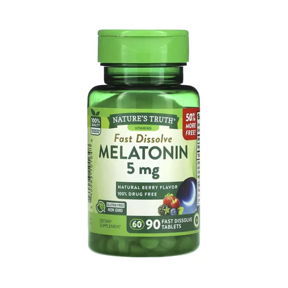 Vitaminas Nature's Truth Melatonina 5MG 90 Cápsulas