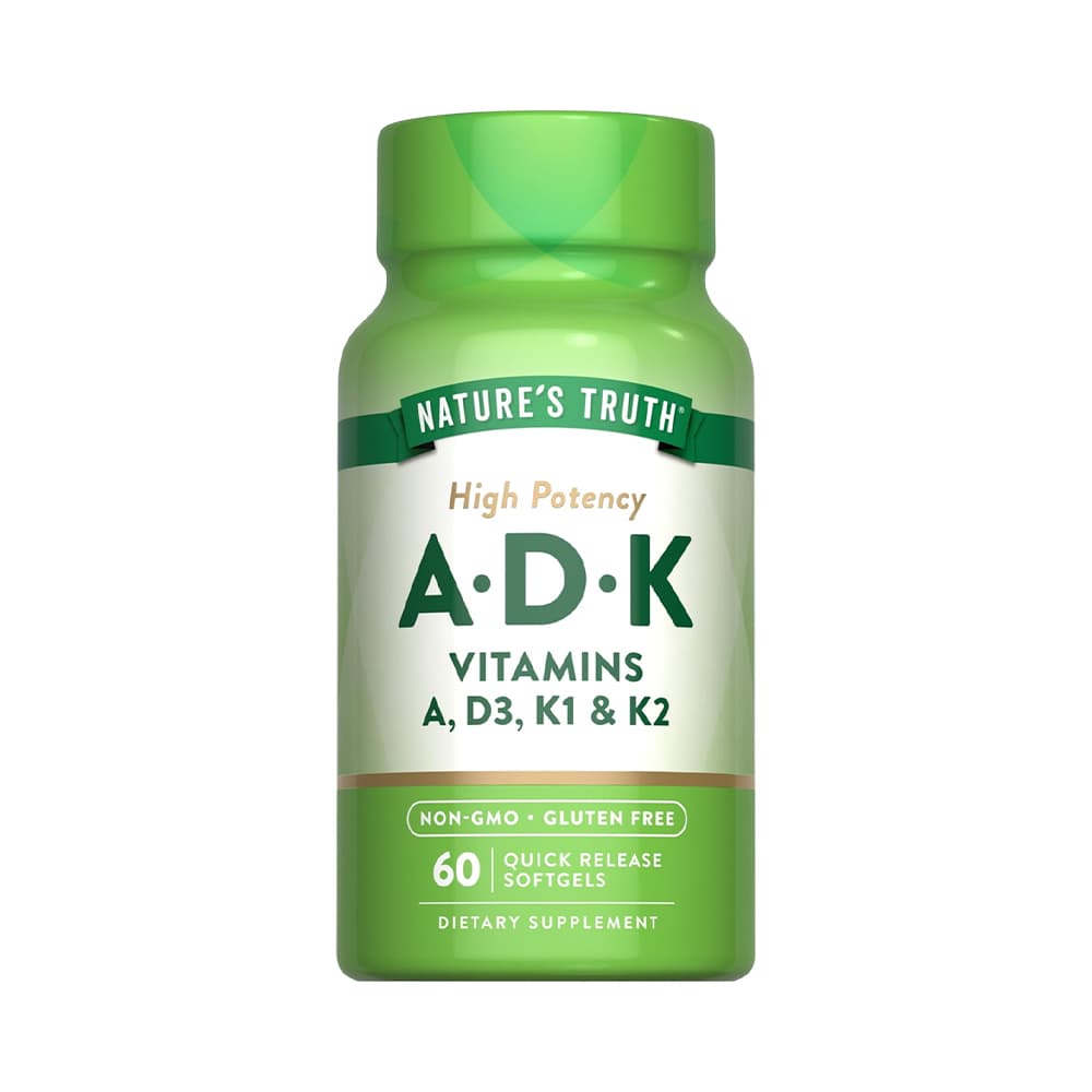 Vitaminas Nature's Truth Vitamina Adk 60 Cápsulas