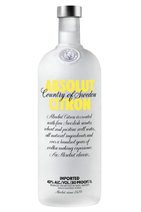 Vodka Absolut Citron 1Lt