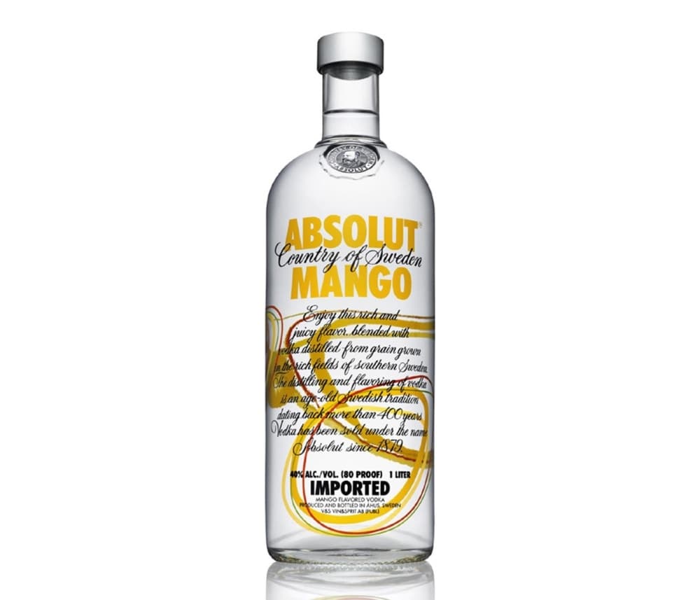 Vodka Absolut Manga 1 Litro