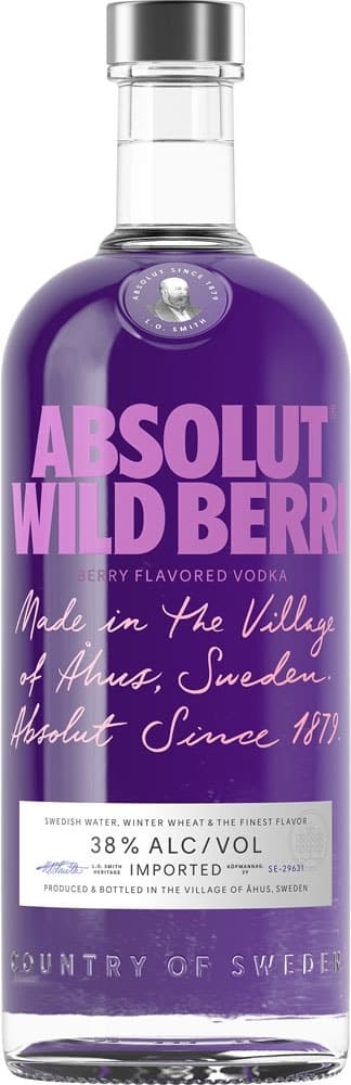 Vodka Absolut Wild Berri 1L