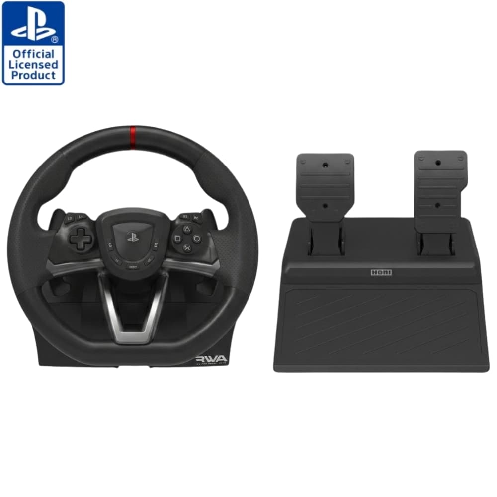 Volante + Pedais Hori Rwa Apex Spf-004U PS4/PS5/PC - Preto