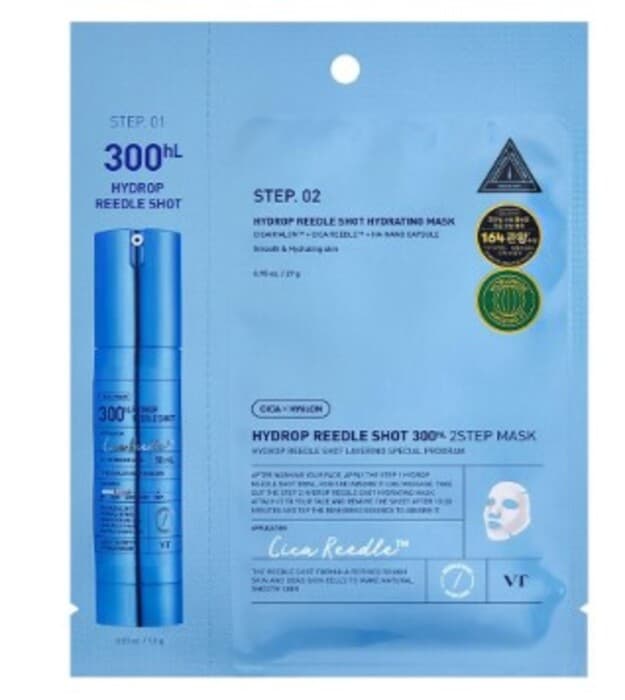 Vt Cosmetics Máscara Hidratante Reedle Shot 300HL 2-Step