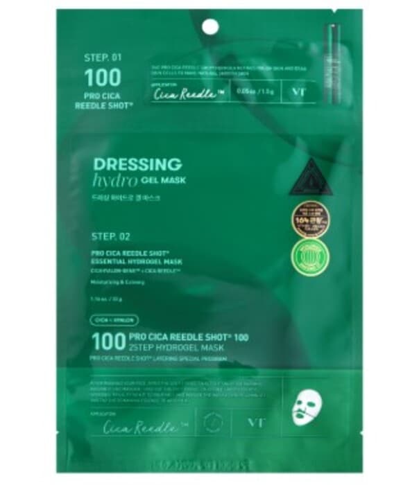 Máscara Facial Vt Cosmetics Pro Cica Reedle Shot 100 2Step Hydrogel Mask