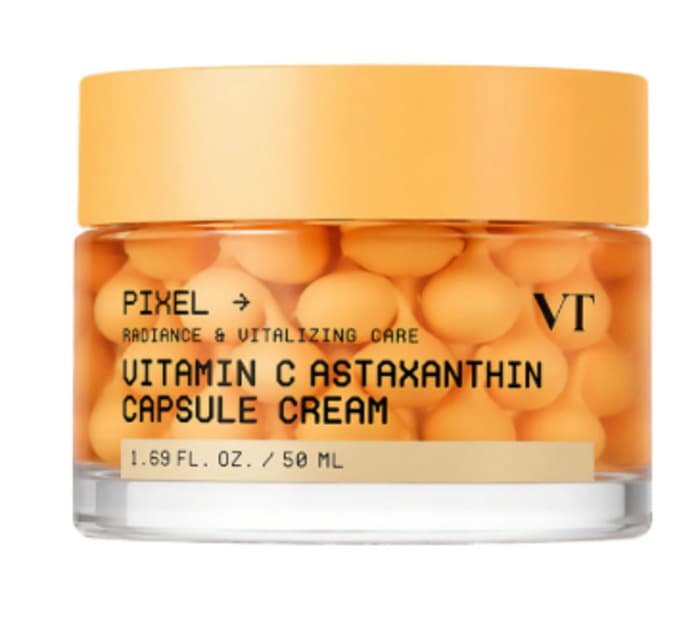 Creme Cápsula Vitamina C Astaxantina Vt Cosmetics 50ml
