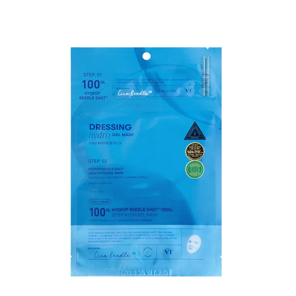 Máscara Facial Vt Hydrop Reedle Shot Step2 Hydrogel 33G