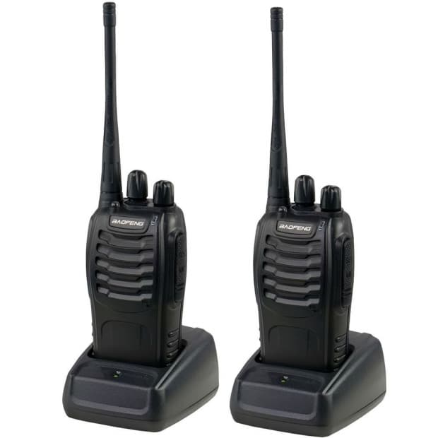 Walkie Talkie Baofeng Bf-888S 16 Canais Kit 2 Rádios