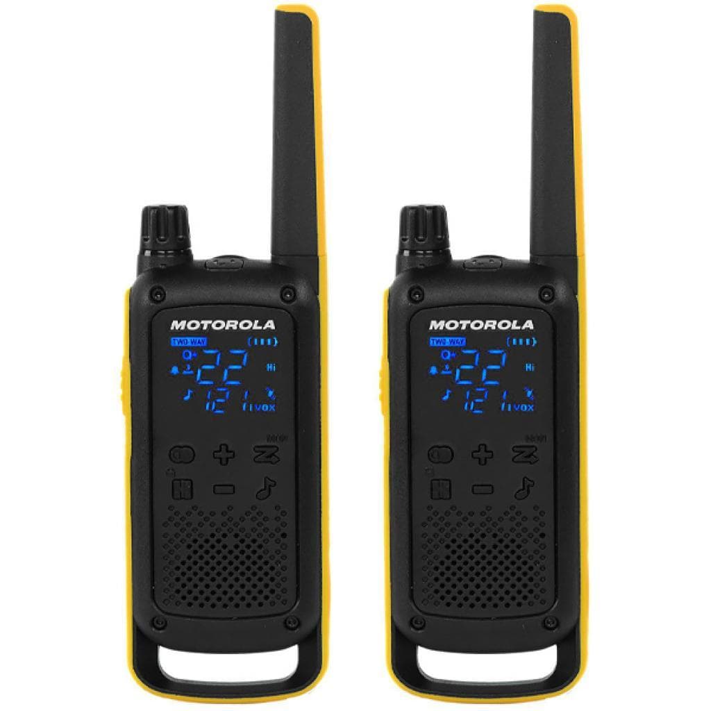 Rádio Comunicador Motorola T-470 35 Milhões Canais 56KM Preto/Amarelo
