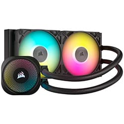 Water Cooler para Processador Corsair ICUE Link Titan 240 RX 240MM RGB Preto - CW-9061016-WW