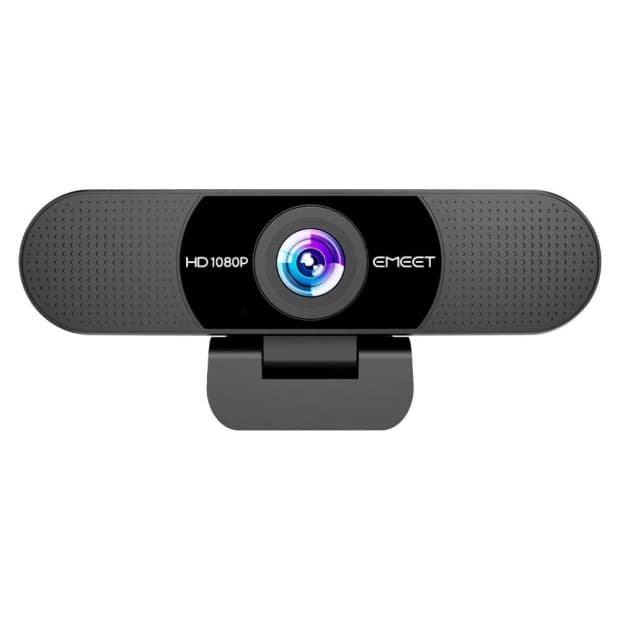 Webcam Emeet SmartCam C960 FHD 1080P Dual Mic USB Preta