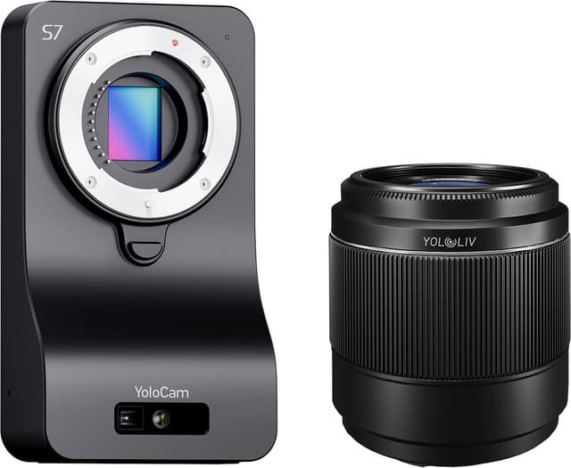Webcam Yololiv YoloCam S7 4K Lente 18MM F1.4