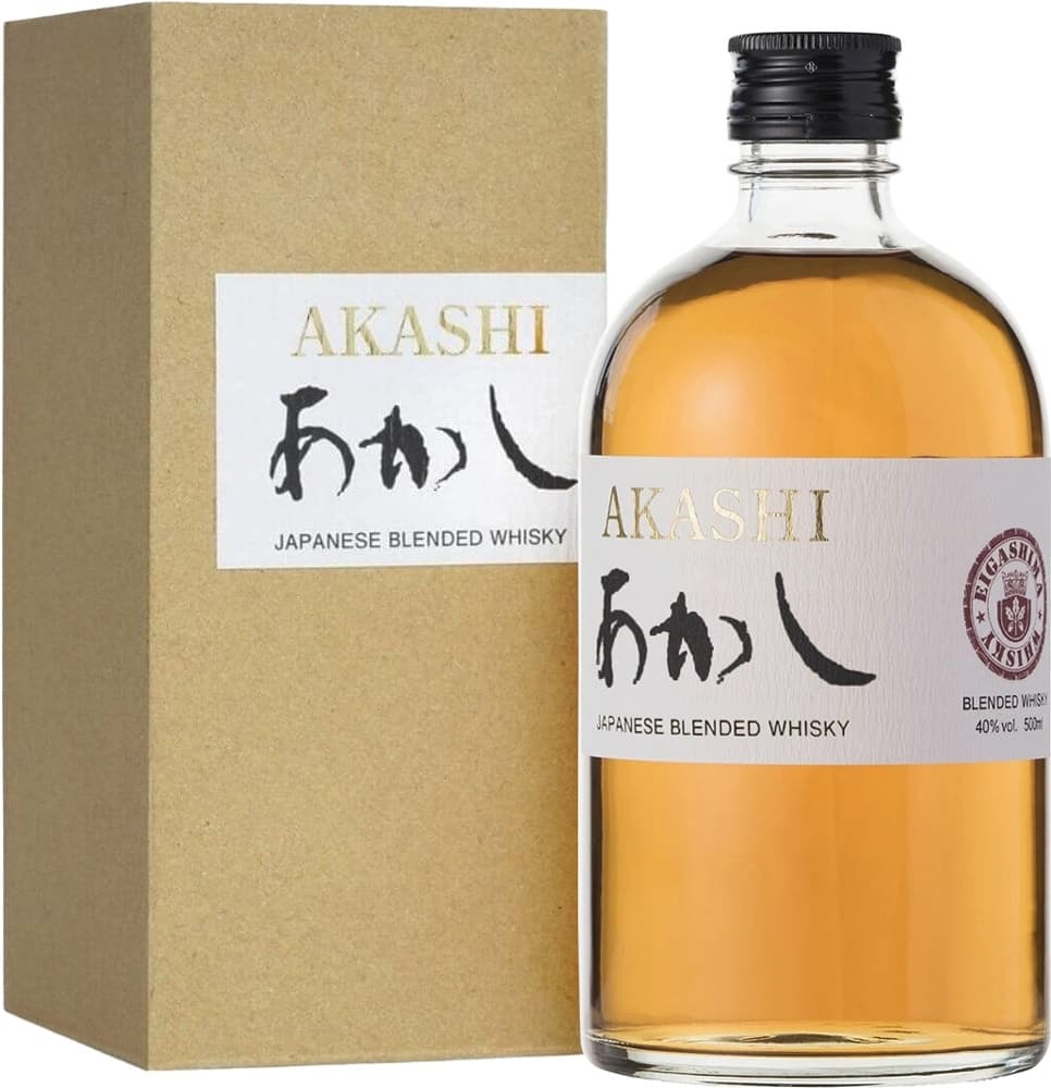 Whisky Eigashima Shuzo Akashi Black Label 500ml (com Caixa)