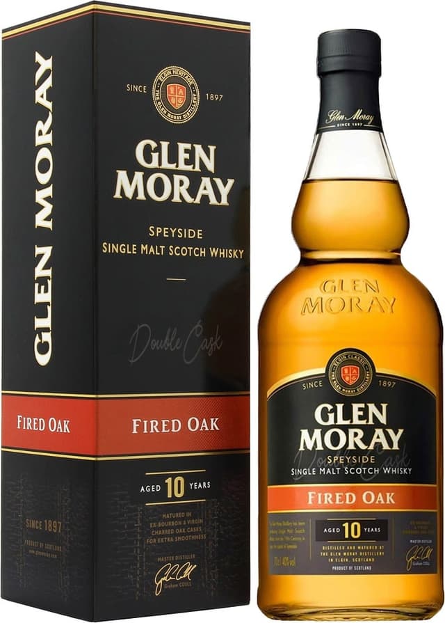 Whisky Glen Moray Heritage 10 Anos Fired Oak 700mL