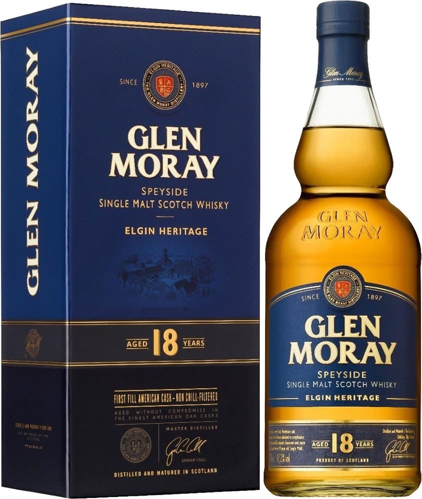 Whisky Glen Moray Heritage 18 Anos 700mL