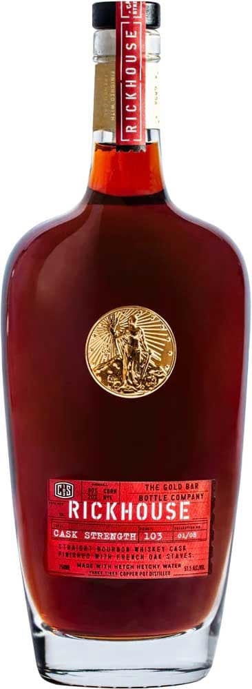 Whisky Gold Bar Rickhouse Cask Strength Bourbon - 750mL