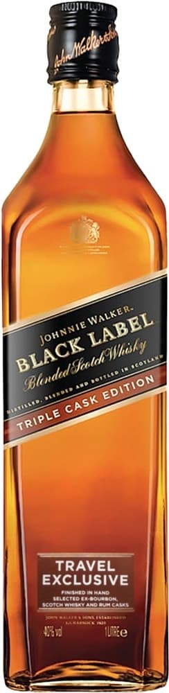 Whisky Johnnie Walker Black Label Triple Cask Edition 1L