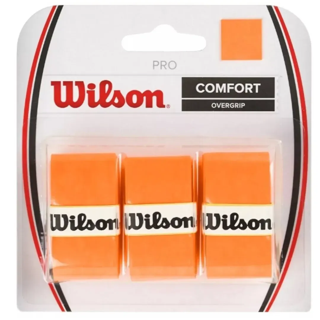 Overgrip Wilson Pro Confort 3 Unidades Laranja