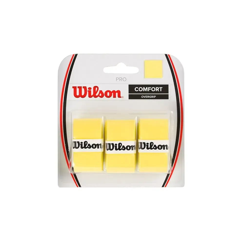 Esportes Wilson Overgrip X3 Pro Confort WRZ4014YE Amarelo
