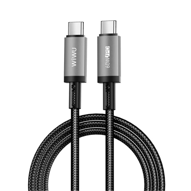 Cabo USB-C/USB-C Wiwu Titanlnk 1M Preto