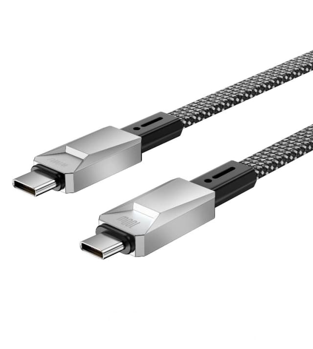 Cabo USB-C/USB-C Wiwu Cyberlink 100W Preto/Prata