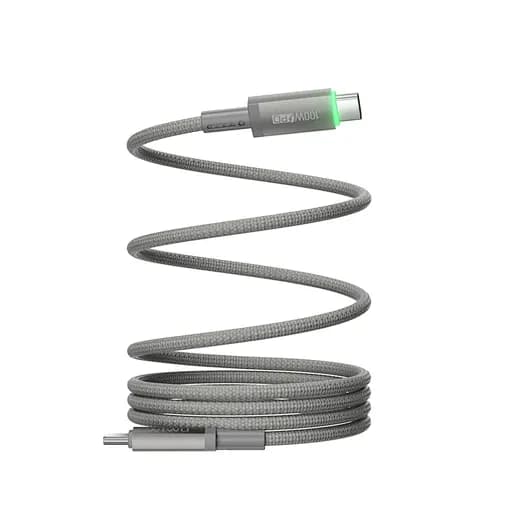 Cabo Wiwu Maglink Wi-C084 USB-C para USB-C 100W 1M Cinza