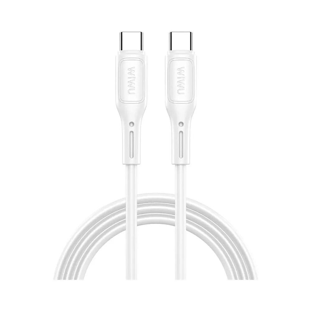 Cabo USB-C para USB-C Wiwu Starkink Wi-C043E Branco 1,2M 60W