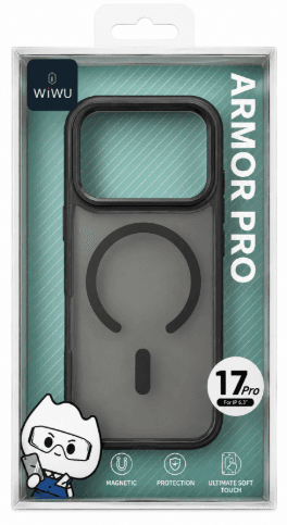 Capa Wiwu iPhone 17 Pro Armor Pro Black