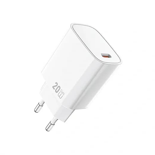 Carregador USB-C + Cabo USB-C Wiwu G007 Essen 20W Branco