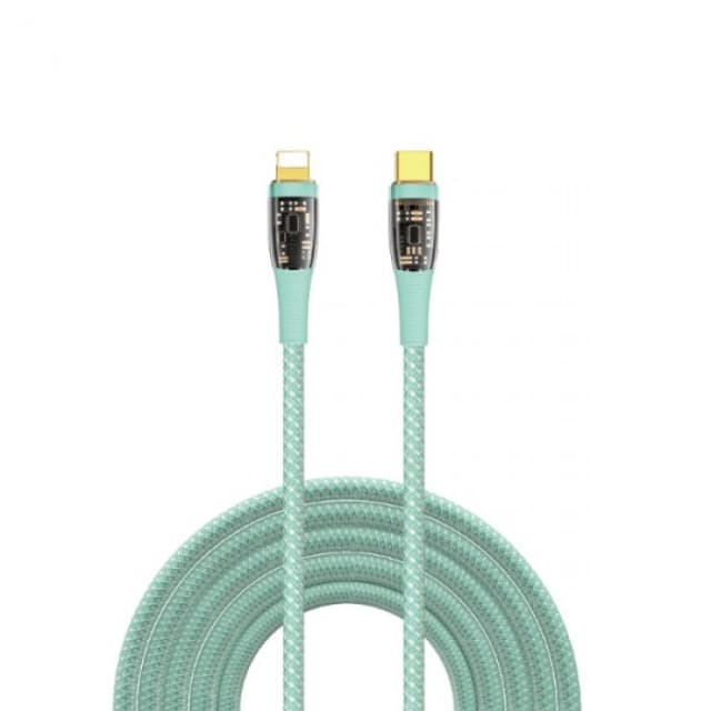 Cabo USB-C/Lightning Wiwu 1.2M Verde