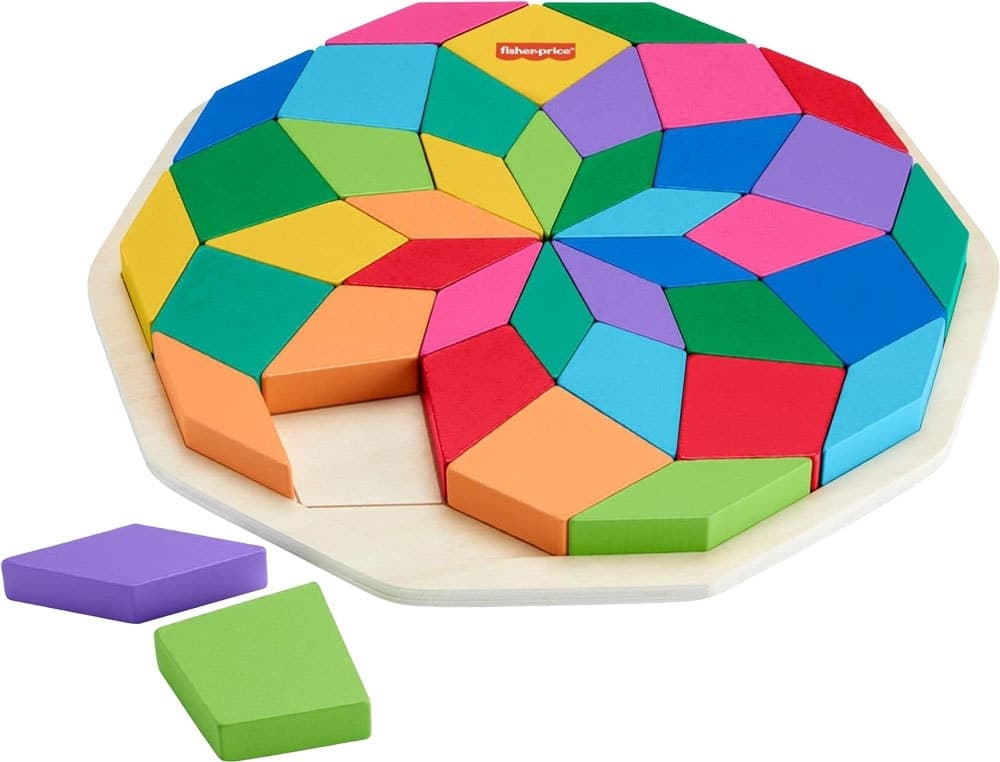 Brinquedo de Encaixe Mandala de Madeira Fisher-Price - Hxt94