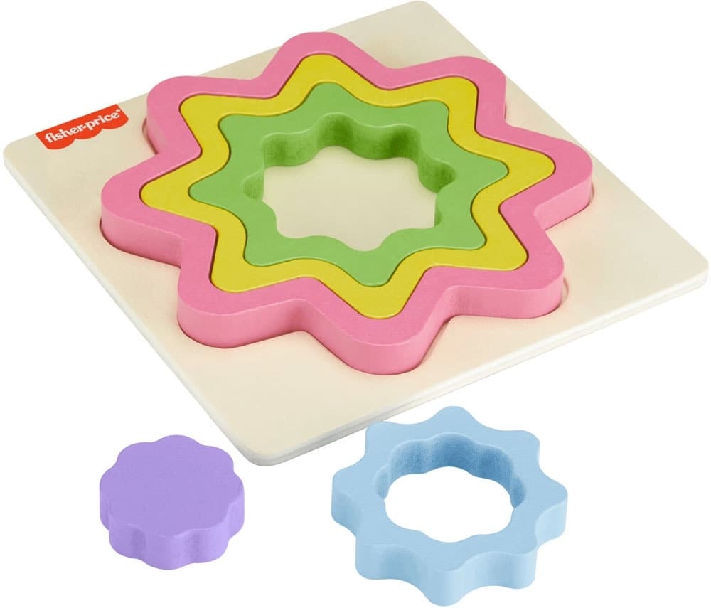 Brinquedo Mini Quebra-Cabeça Arco-Íris Fisher-Price Hxt99