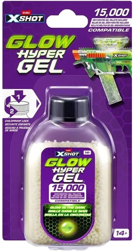 Recarga X-Shot Hyper Gel Zuru 15000 Unidades