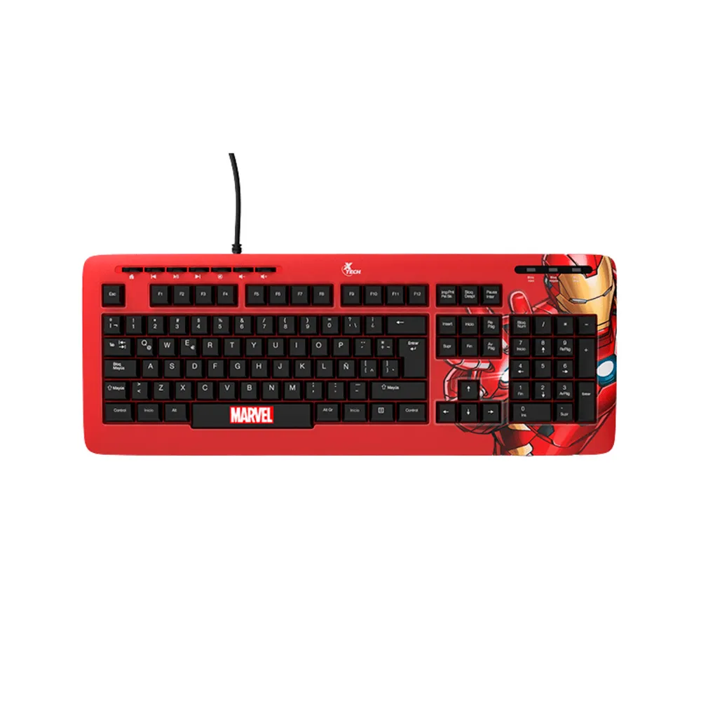 Teclado X-Tech Xtk-M401IM Iron Man Español