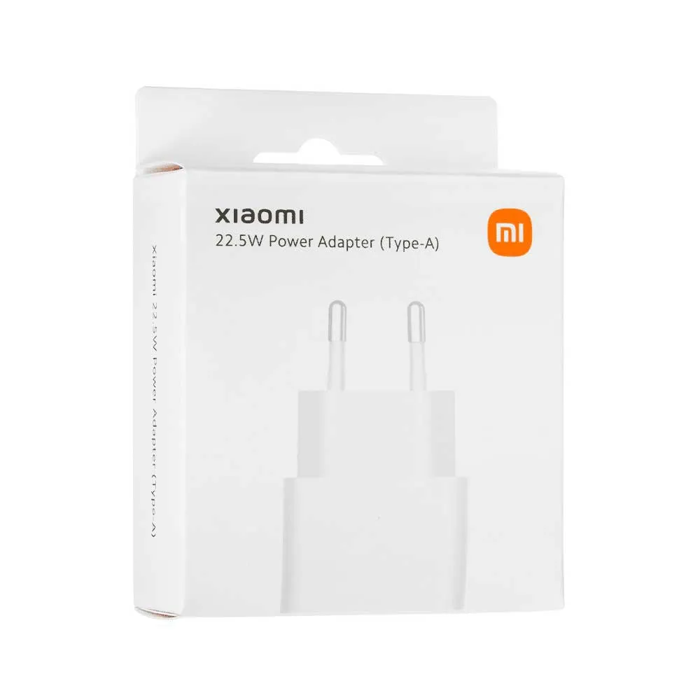 Carregador Xiaomi Fonte Power USB-A 22.5W BHR7757EU Branco