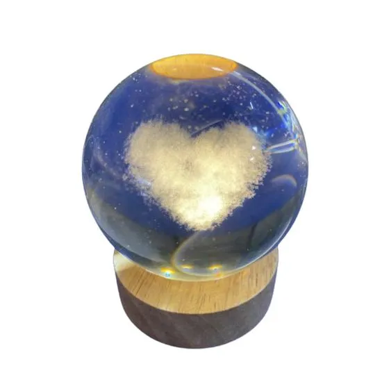 Luminária de Mesa Xtrad Esfera Sh-071 Coração