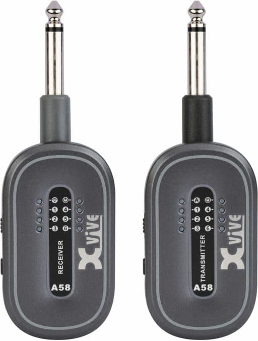 Sistema Sem Fio para Guitarra XVive A58 Preto