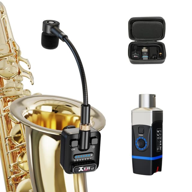 Sistema Sem Fio Xvive U7 para Saxofone e Trompete