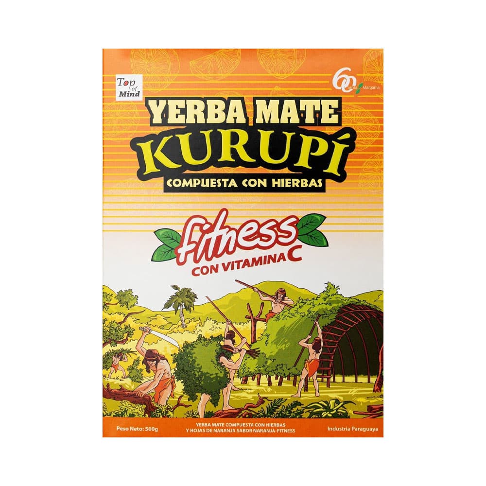 Yerba Kurupí Fitness com Vitamina C 500G
