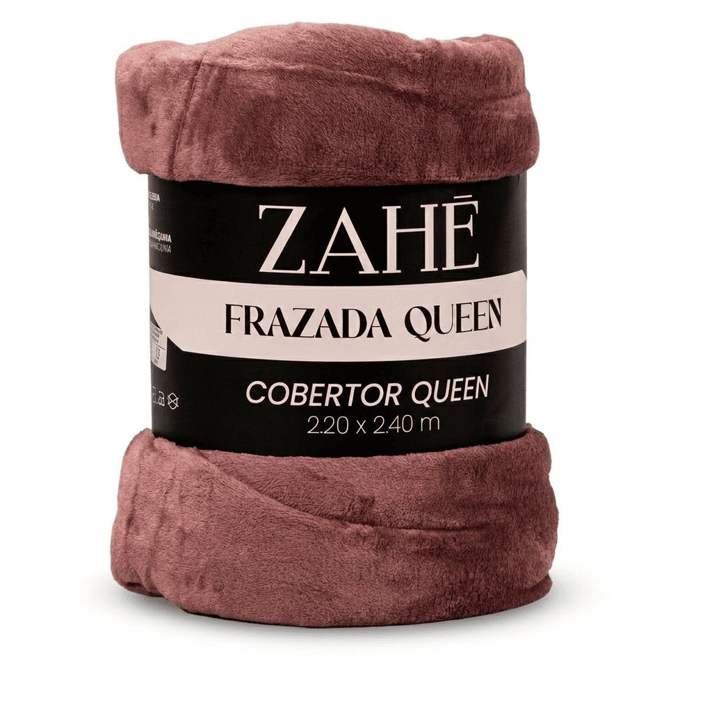 Manta Queen Zahe Fz002 2.20X2.40M Cores Várias