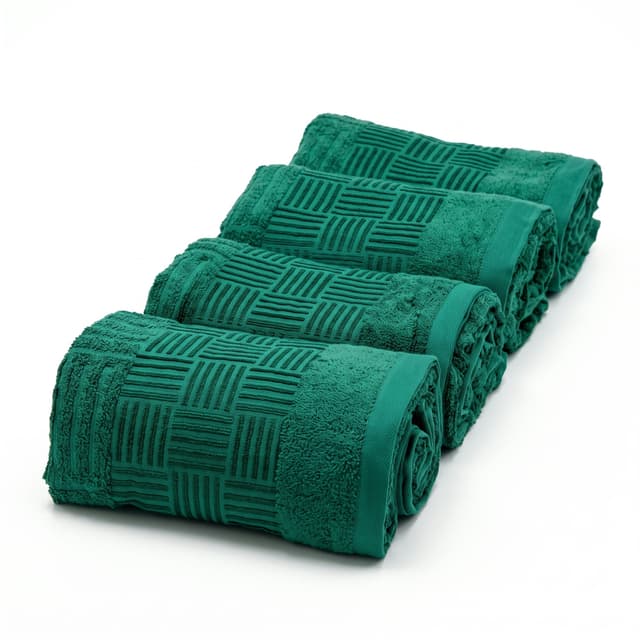 Zhome Toalla Kit 4PCS Bambu 70 X 1.40CM Verde