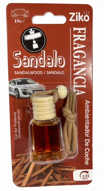 Aromatizante para Auto Ziko Mz-475 Sândalo 10ml